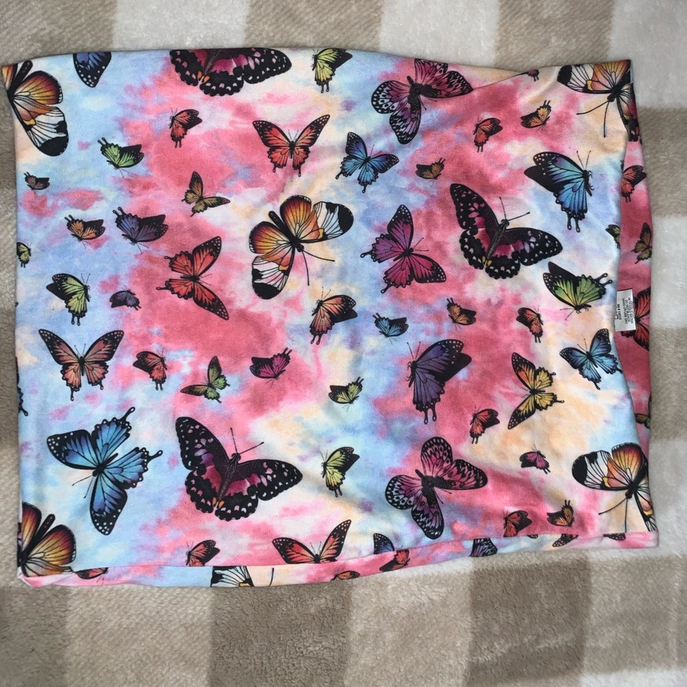 Butterfly tube top 💜